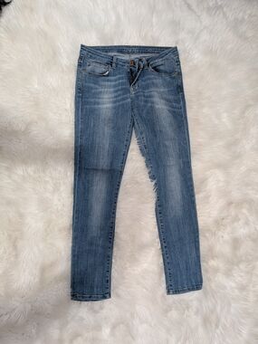 New Zara Medium Blue Skinny Jeans